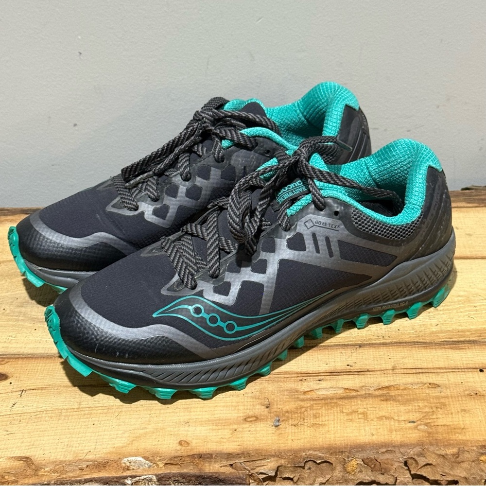 Saucony Peregrine 8 GTX‎ hiking shoes Size 8.5 A48 - Picture 2 of 12